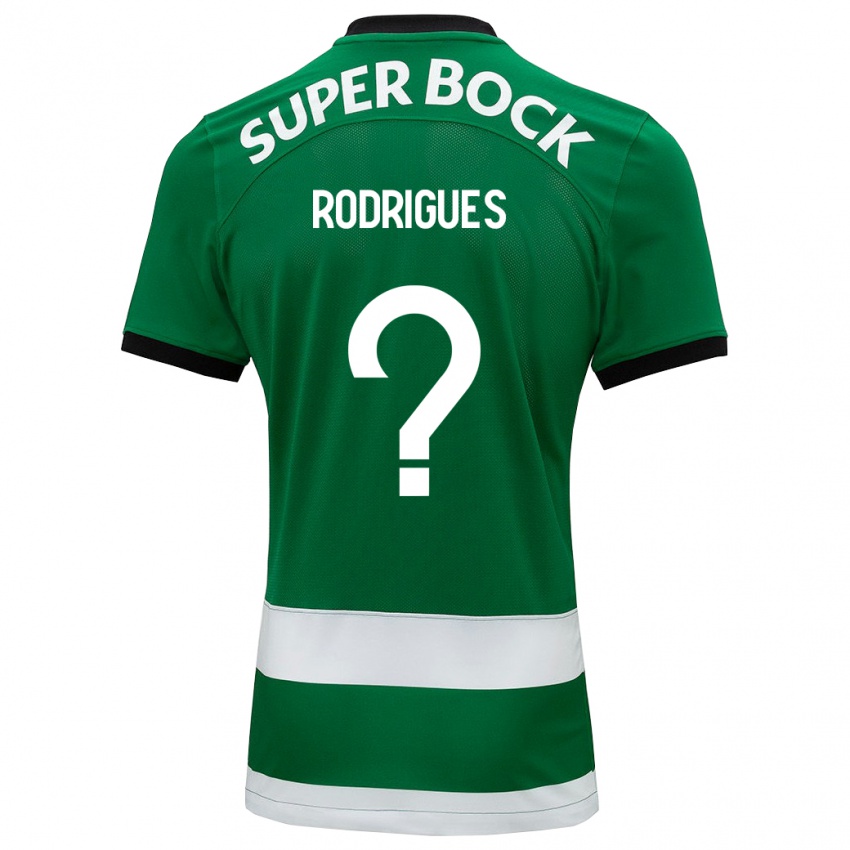 Mulher Camisola João Rodrigues #0 Verde Principal 2023/24 Camisa