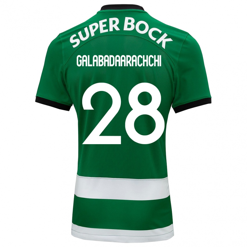 Mulher Camisola Jacinta Galabadaarachchi #28 Verde Principal 2023/24 Camisa