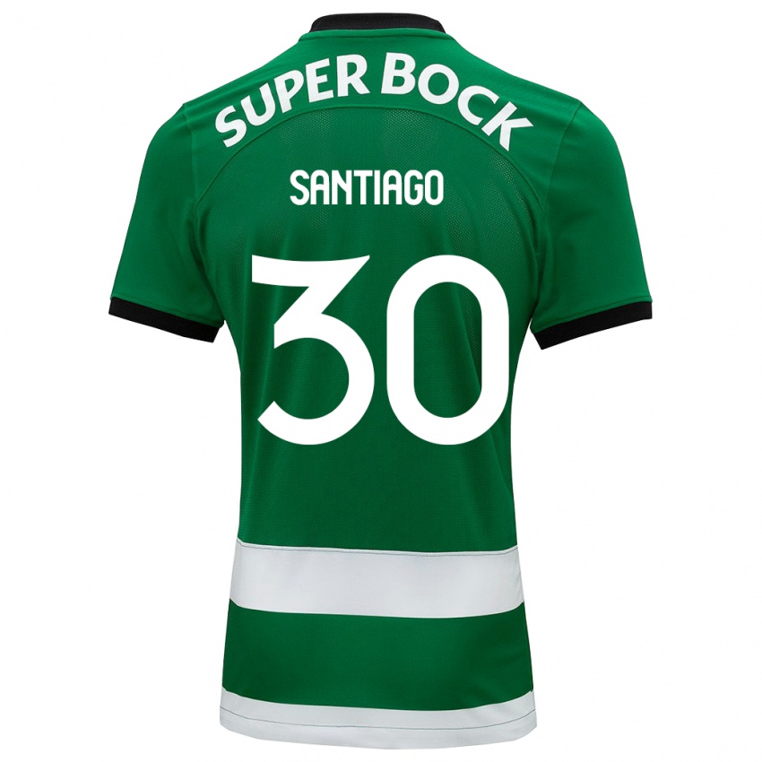 Mulher Camisola Carolina Santiago #30 Verde Principal 2023/24 Camisa