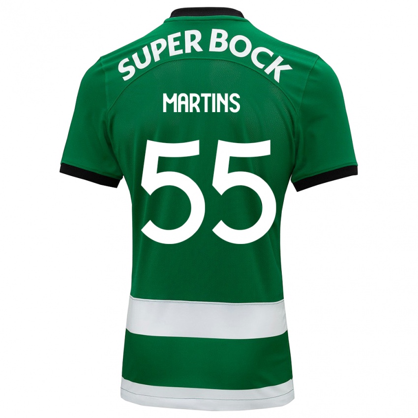 Mulher Camisola Carolina Martins #55 Verde Principal 2023/24 Camisa