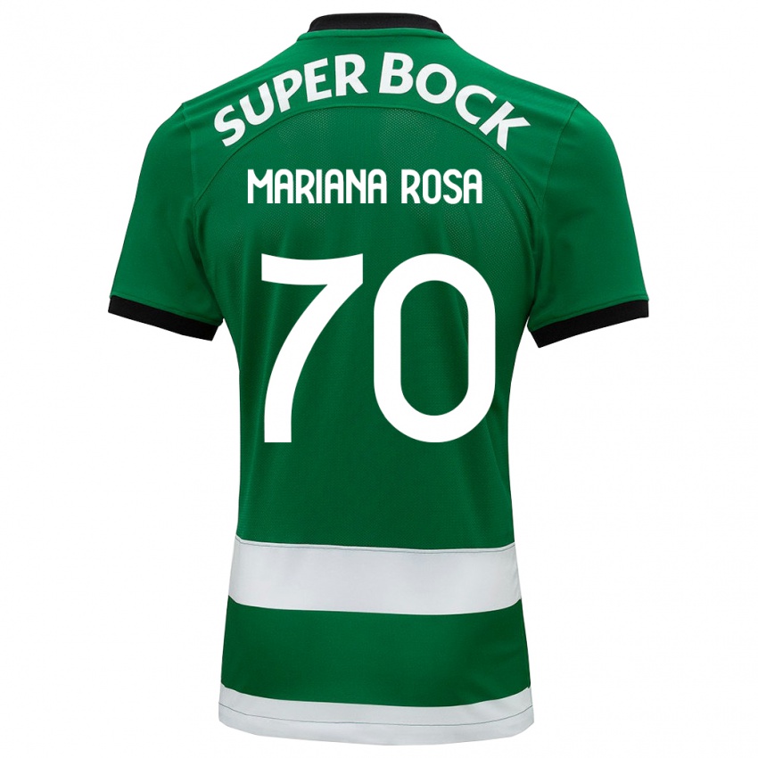 Mulher Camisola Mariana Silva Pinto Vilaça Da Rosa #70 Verde Principal 2023/24 Camisa