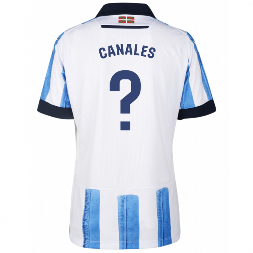 Mulher Camisola Cristian Canales #0 Branco Azulado Principal 2023/24 Camisa