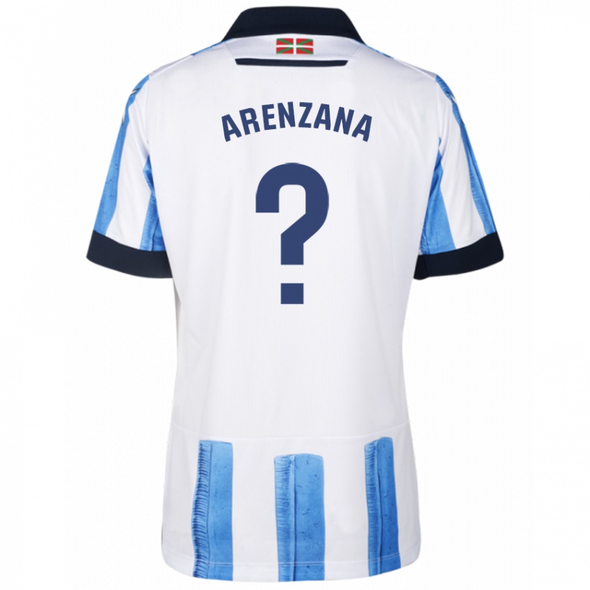Mulher Camisola Pablo Arenzana #0 Branco Azulado Principal 2023/24 Camisa
