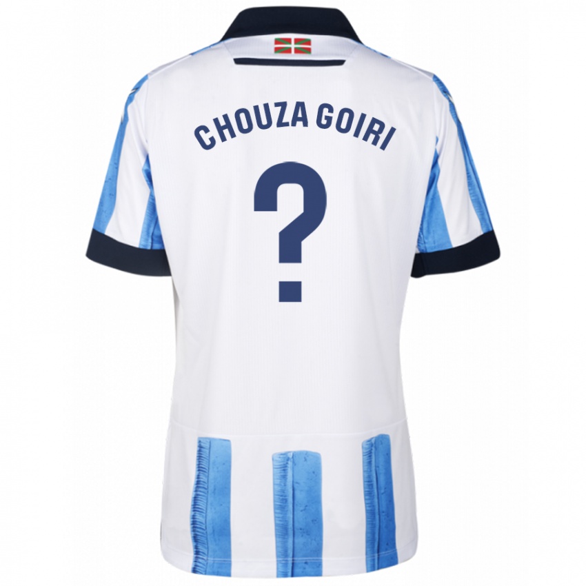 Mulher Camisola Nicolás Chouza Goiri #0 Branco Azulado Principal 2023/24 Camisa