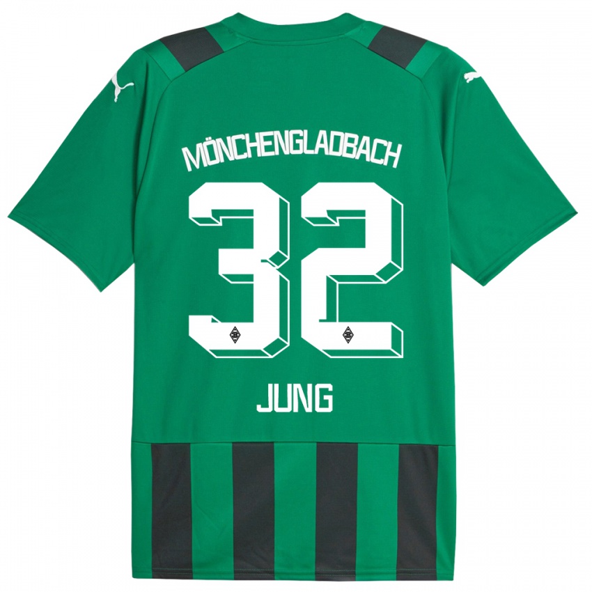 Mulher Camisola In-Gyom Jung #32 Preto Verde Alternativa 2023/24 Camisa
