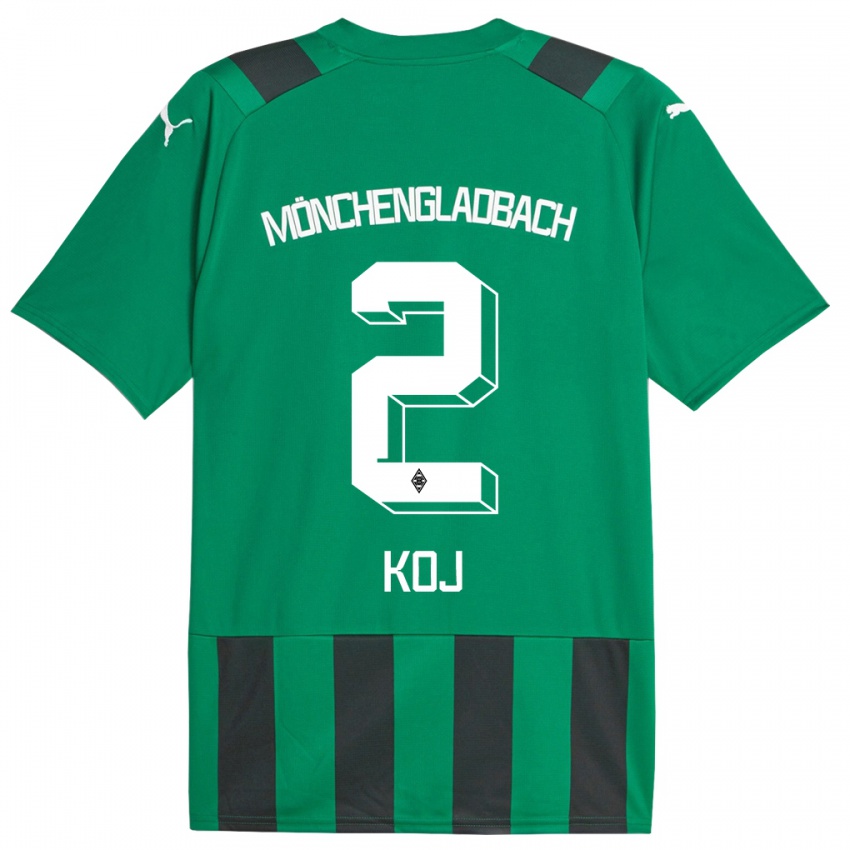 Mulher Camisola Julia Koj #2 Preto Verde Alternativa 2023/24 Camisa