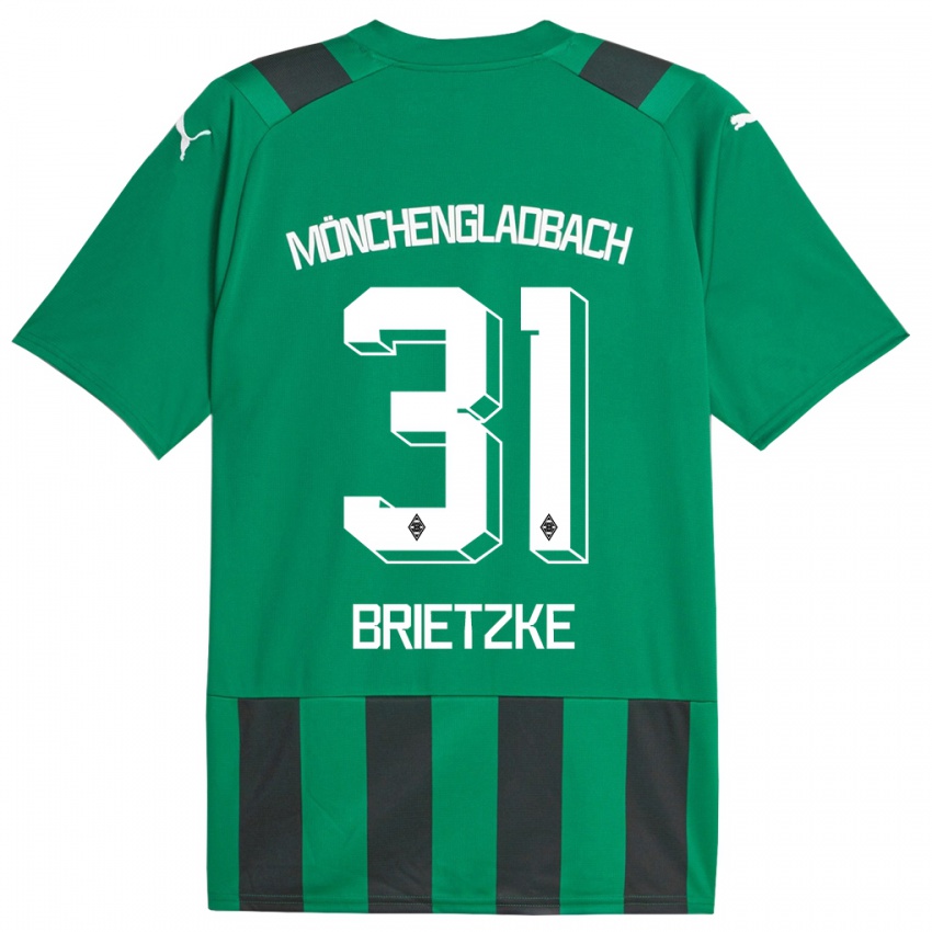 Mulher Camisola Yvonne Brietzke #31 Preto Verde Alternativa 2023/24 Camisa