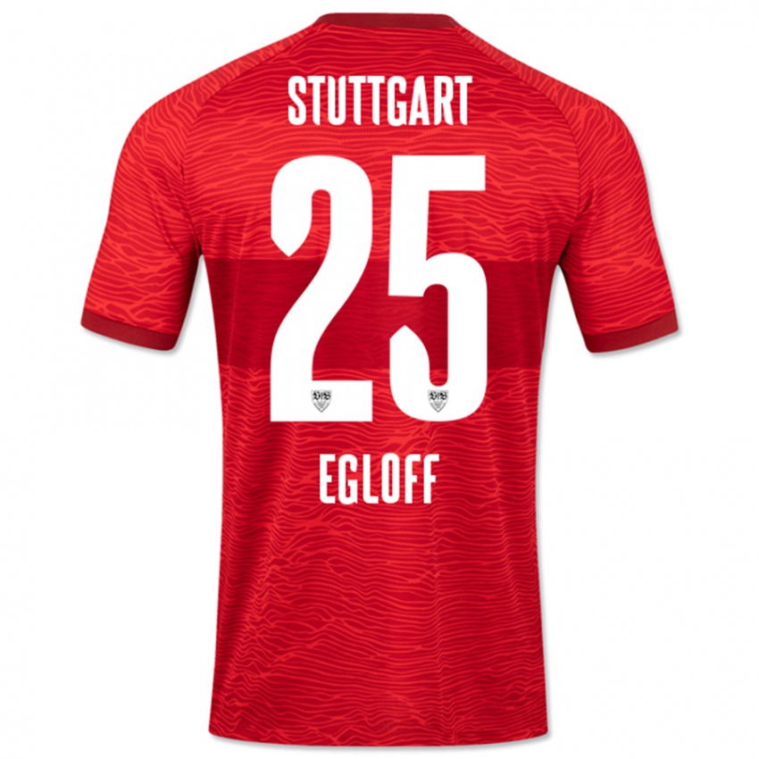 Mulher Camisola Lilian Egloff #25 Vermelho Alternativa 2023/24 Camisa