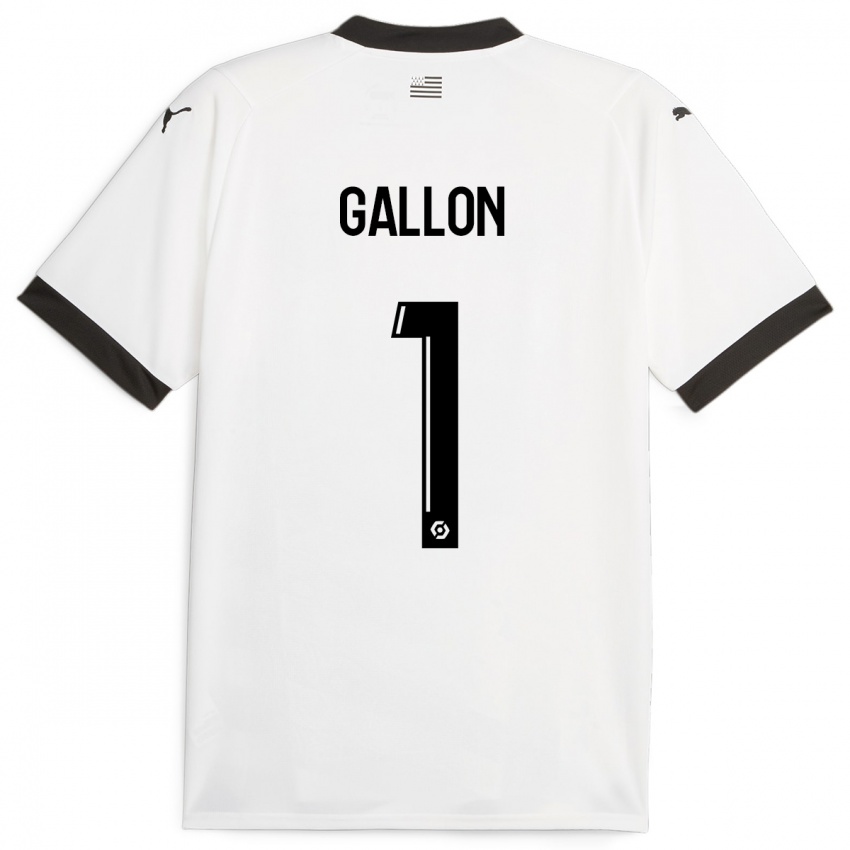 Mulher Camisola Gauthier Gallon #1 Branco Alternativa 2023/24 Camisa