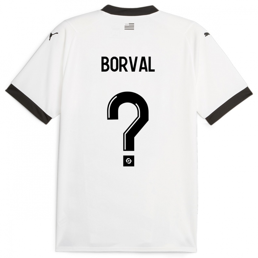 Mulher Camisola Cyril Borval #0 Branco Alternativa 2023/24 Camisa