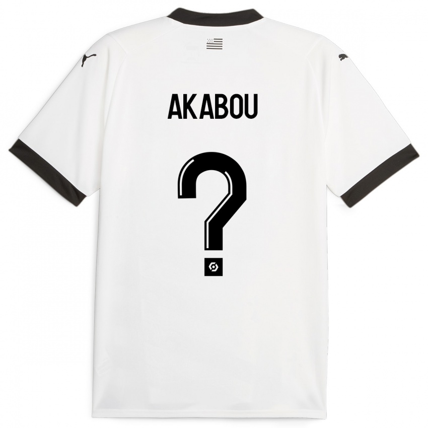 Mulher Camisola Ayoube Akabou #0 Branco Alternativa 2023/24 Camisa