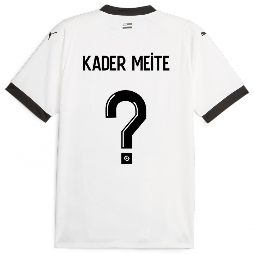 Mulher Camisola Mohamed Kader Meïté #0 Branco Alternativa 2023/24 Camisa