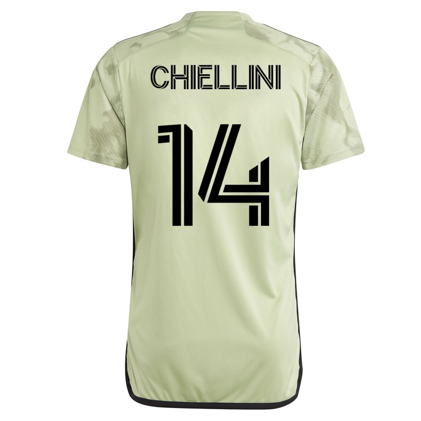 Mulher Camisola Giorgio Chiellini #14 Verde Alternativa 2023/24 Camisa