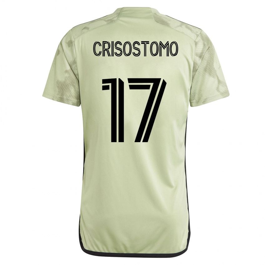 Mulher Camisola Danny Crisostomo #17 Verde Alternativa 2023/24 Camisa
