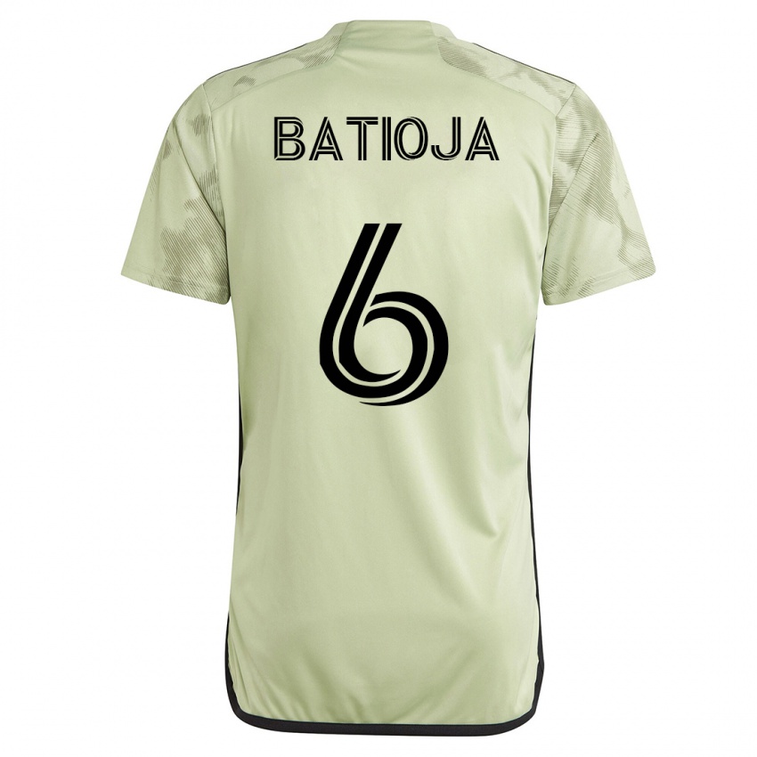 Mulher Camisola Jeremy Batioja #6 Verde Alternativa 2023/24 Camisa