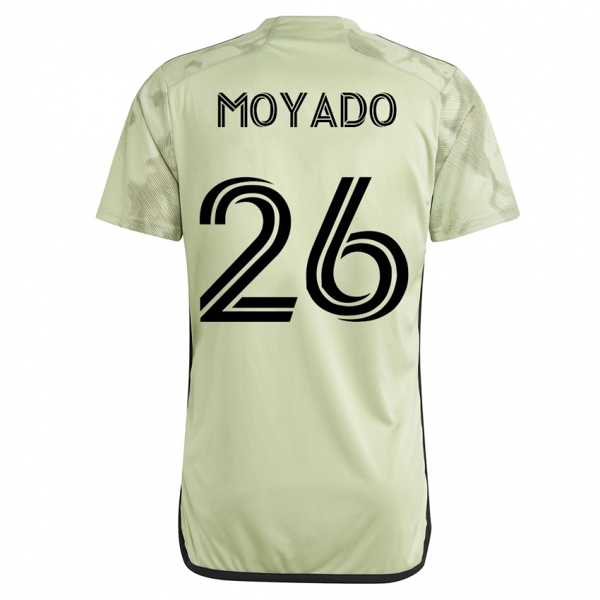 Mulher Camisola Bryan Moyado #26 Verde Alternativa 2023/24 Camisa