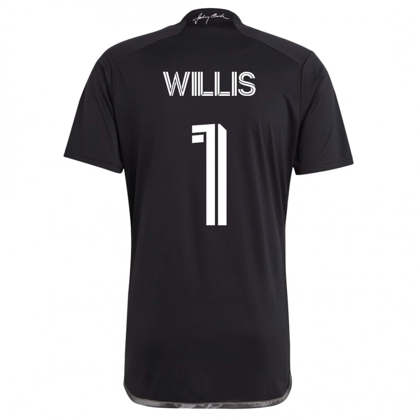 Mulher Camisola Joe Willis #1 Preto Alternativa 2023/24 Camisa