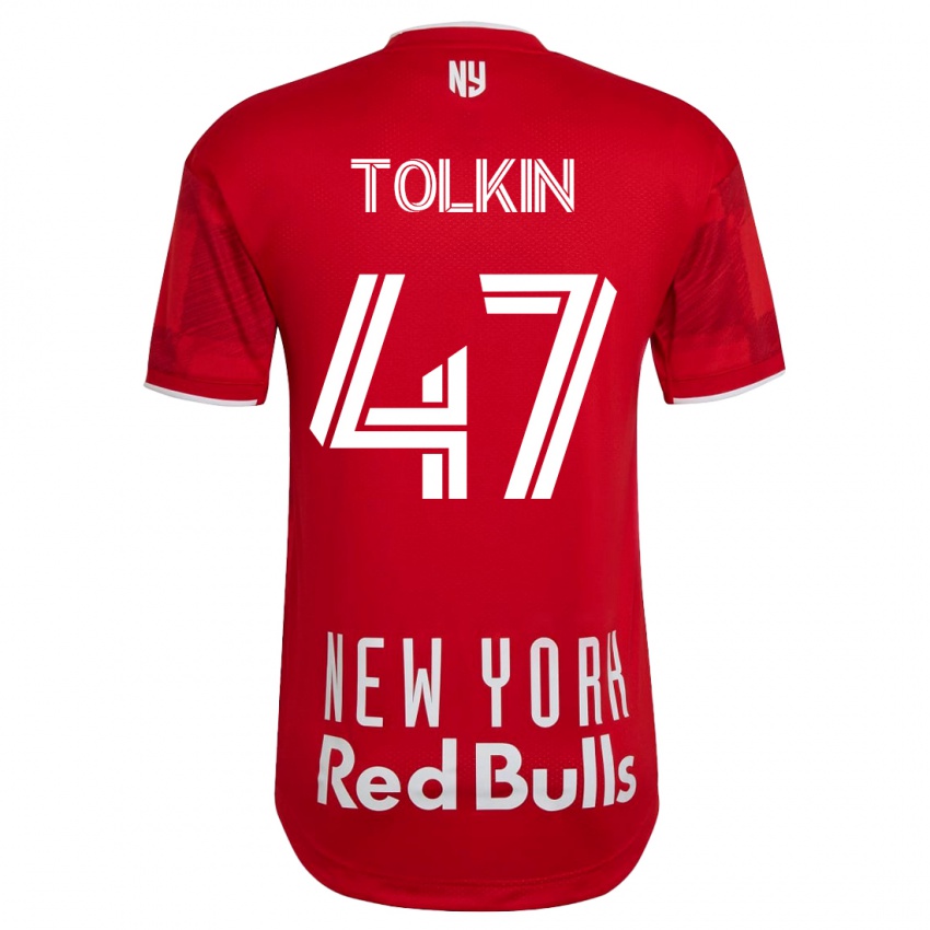 Mulher Camisola John Tolkin #47 Bege-Dourado Alternativa 2023/24 Camisa