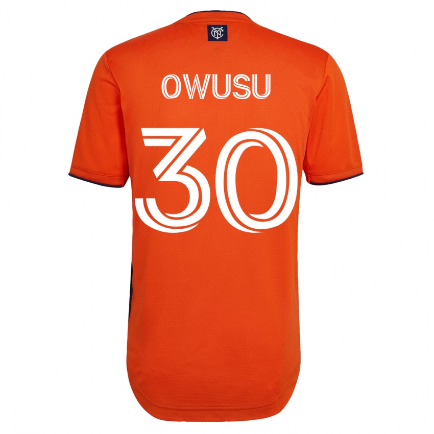 Mulher Camisola Samuel Owusu #30 Preto Alternativa 2023/24 Camisa
