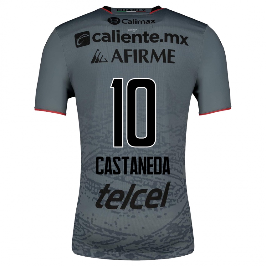 Mulher Camisola Kevin Castañeda #10 Cinza Alternativa 2023/24 Camisa