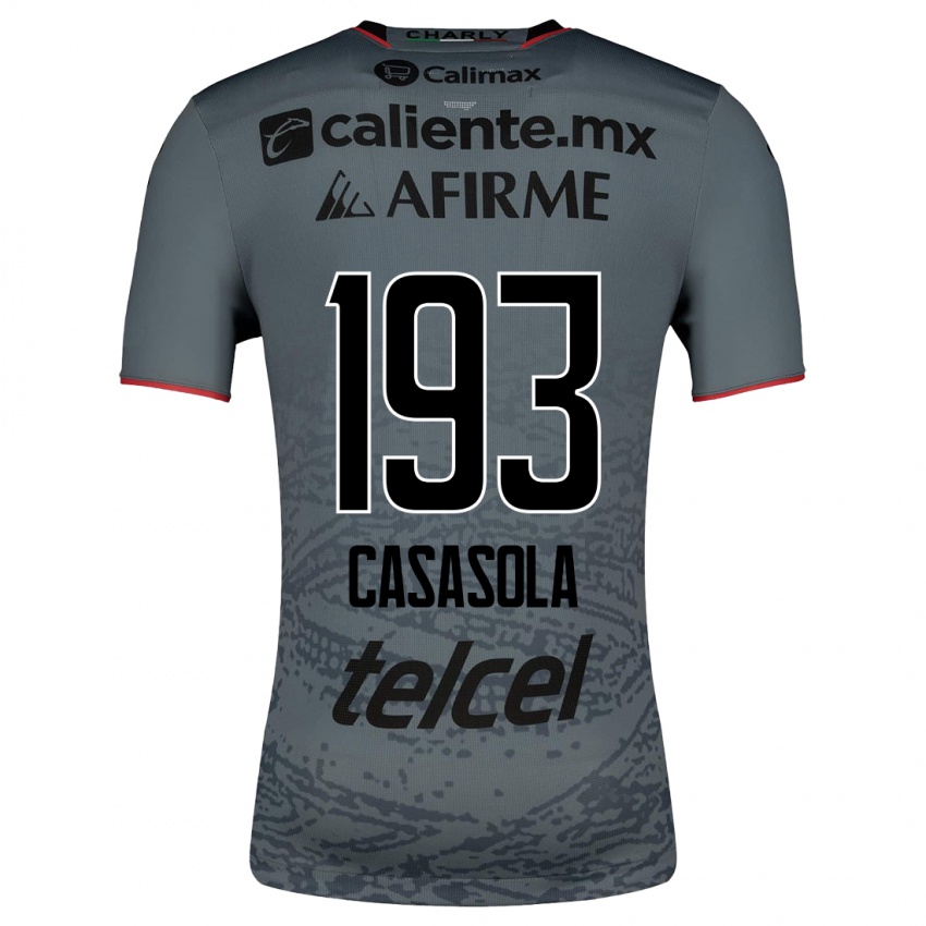 Mulher Camisola Axel Casasola #193 Cinza Alternativa 2023/24 Camisa