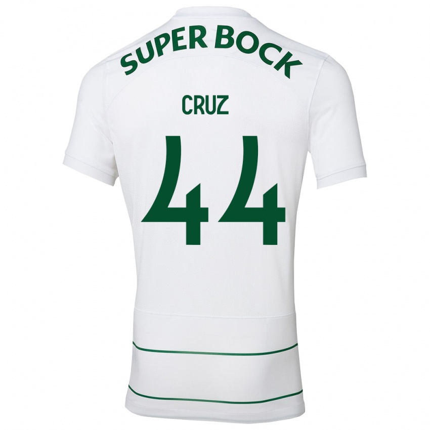 Mulher Camisola Marco Cruz #44 Branco Alternativa 2023/24 Camisa