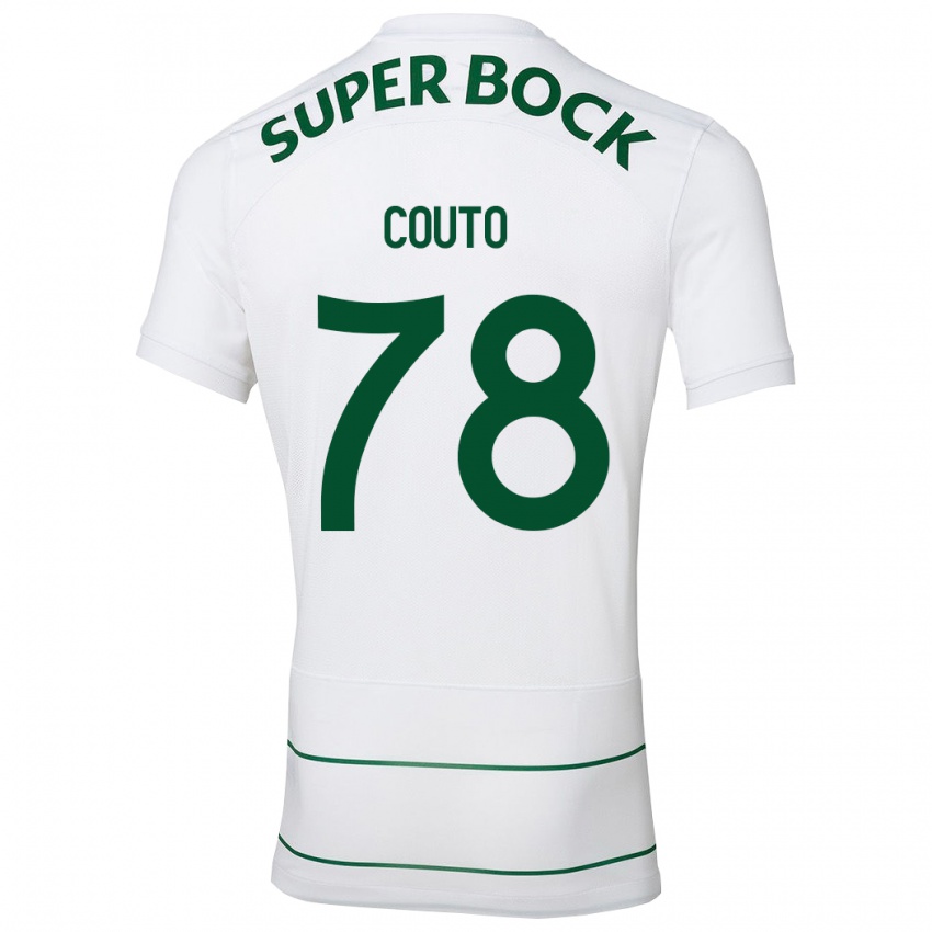 Mulher Camisola Mauro Couto #78 Branco Alternativa 2023/24 Camisa