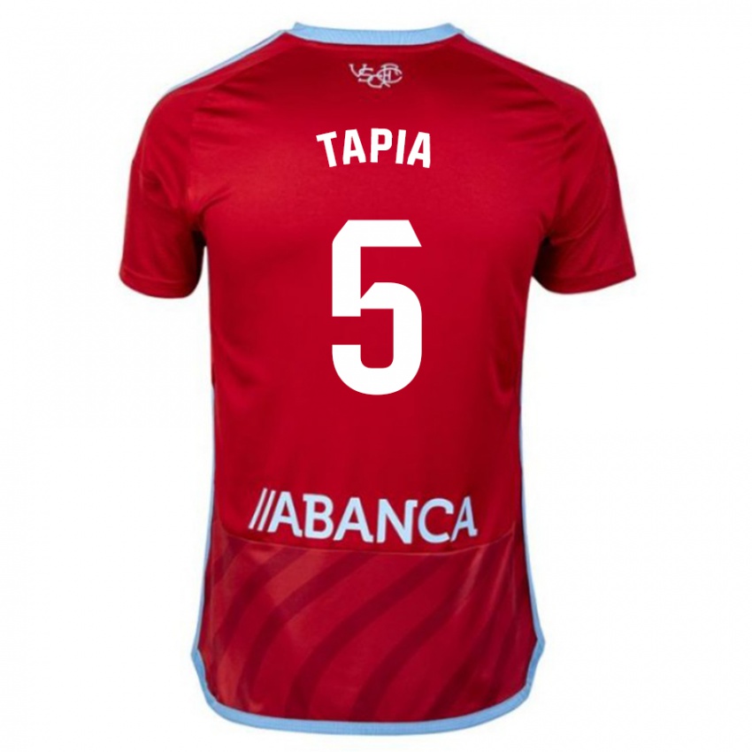 Mulher Camisola Renato Tapia #5 Vermelho Alternativa 2023/24 Camisa