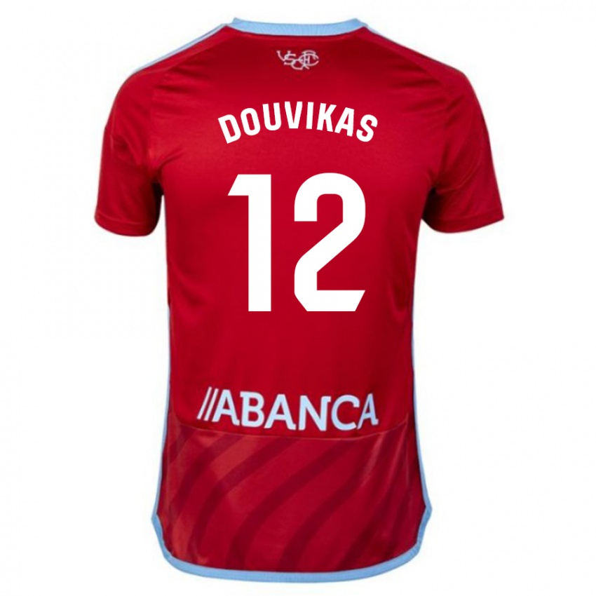 Mulher Camisola Anastasios Douvikas #12 Vermelho Alternativa 2023/24 Camisa
