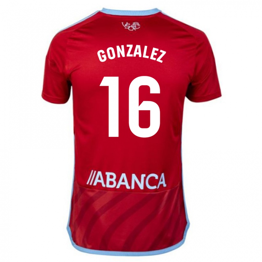 Mulher Camisola Dani González #16 Vermelho Alternativa 2023/24 Camisa