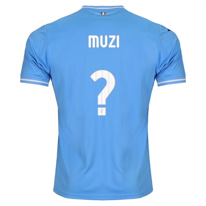 Criança Camisola Pietro Muzi #0 Azul Principal 2023/24 Camisa