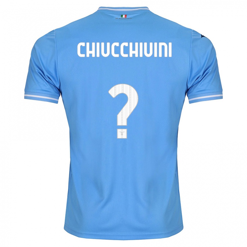 Criança Camisola Lorenzo Chiucchiuini #0 Azul Principal 2023/24 Camisa