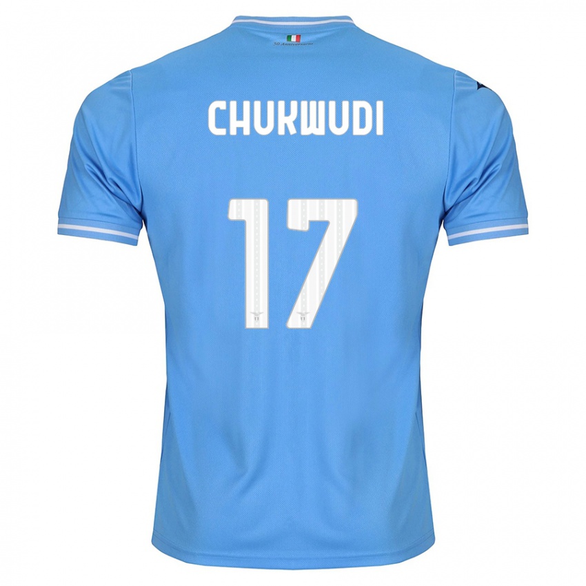 Criança Camisola Ogonna Franca Chukwudi #17 Azul Principal 2023/24 Camisa