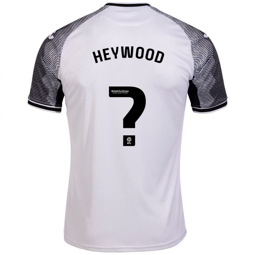 Criança Camisola Carter Heywood #0 Branco Principal 2023/24 Camisa