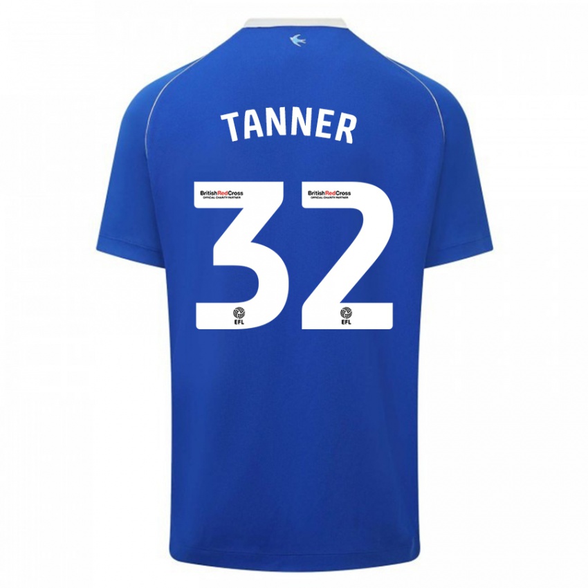 Criança Camisola Ollie Tanner #32 Azul Principal 2023/24 Camisa