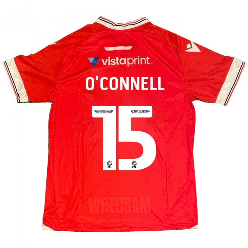 Criança Camisola Eoghan O'connell #15 Vermelho Principal 2023/24 Camisa
