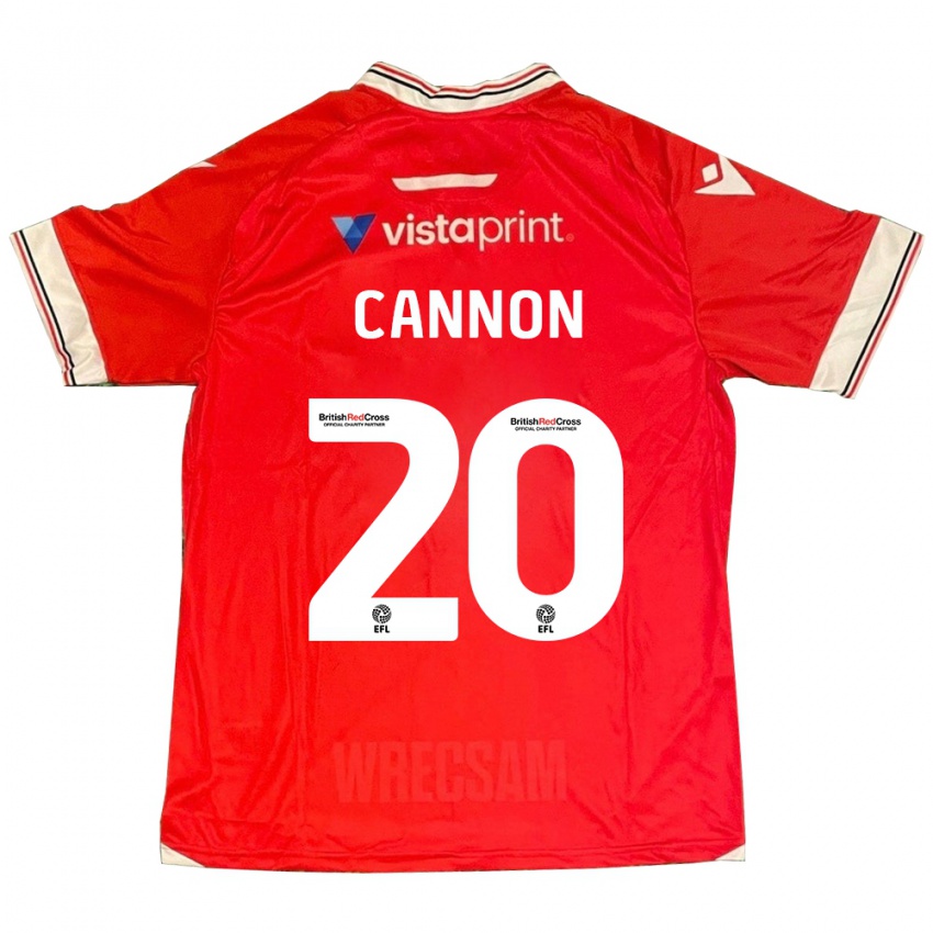Criança Camisola Andy Cannon #20 Vermelho Principal 2023/24 Camisa