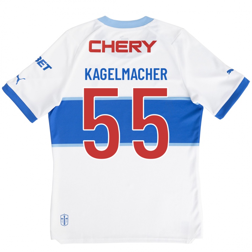 Criança Camisola Gary Kagelmacher #55 Branco Principal 2023/24 Camisa