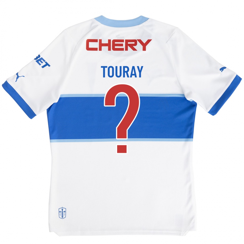 Criança Camisola Ousman Touray #0 Branco Principal 2023/24 Camisa