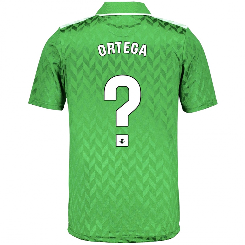 Criança Camisola José Ortega #0 Verde Alternativa 2023/24 Camisa