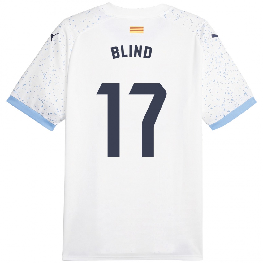 Criança Camisola Daley Blind #17 Branco Alternativa 2023/24 Camisa