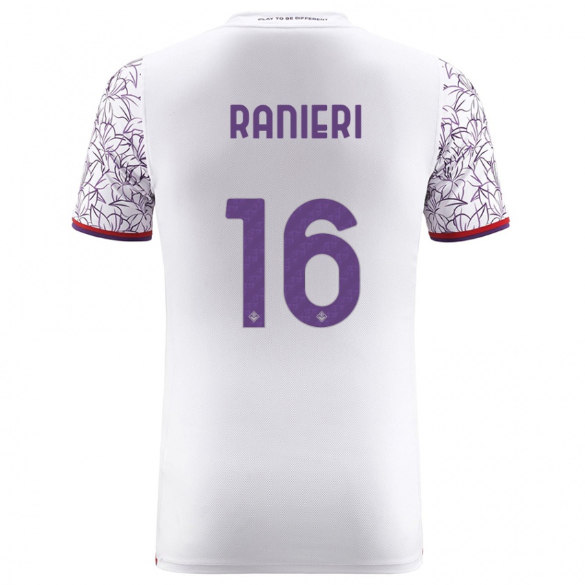 Criança Camisola Luca Ranieri #16 Branco Alternativa 2023/24 Camisa