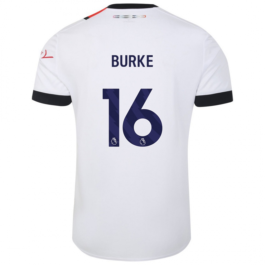 Criança Camisola Reece Burke #16 Branco Alternativa 2023/24 Camisa