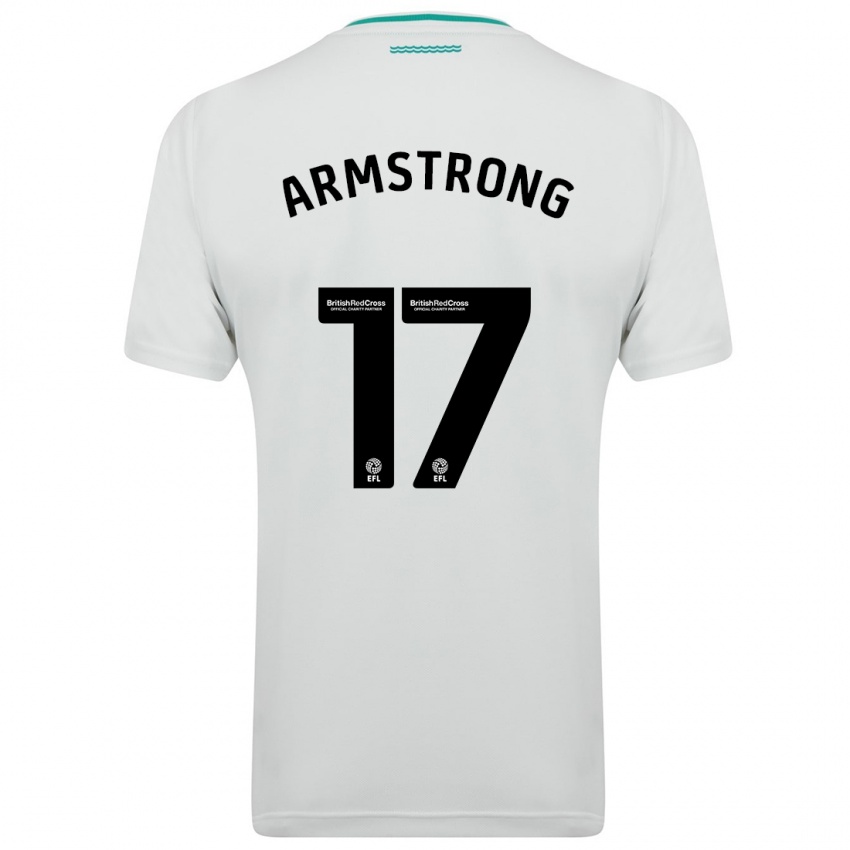 Criança Camisola Stuart Armstrong #17 Branco Alternativa 2023/24 Camisa