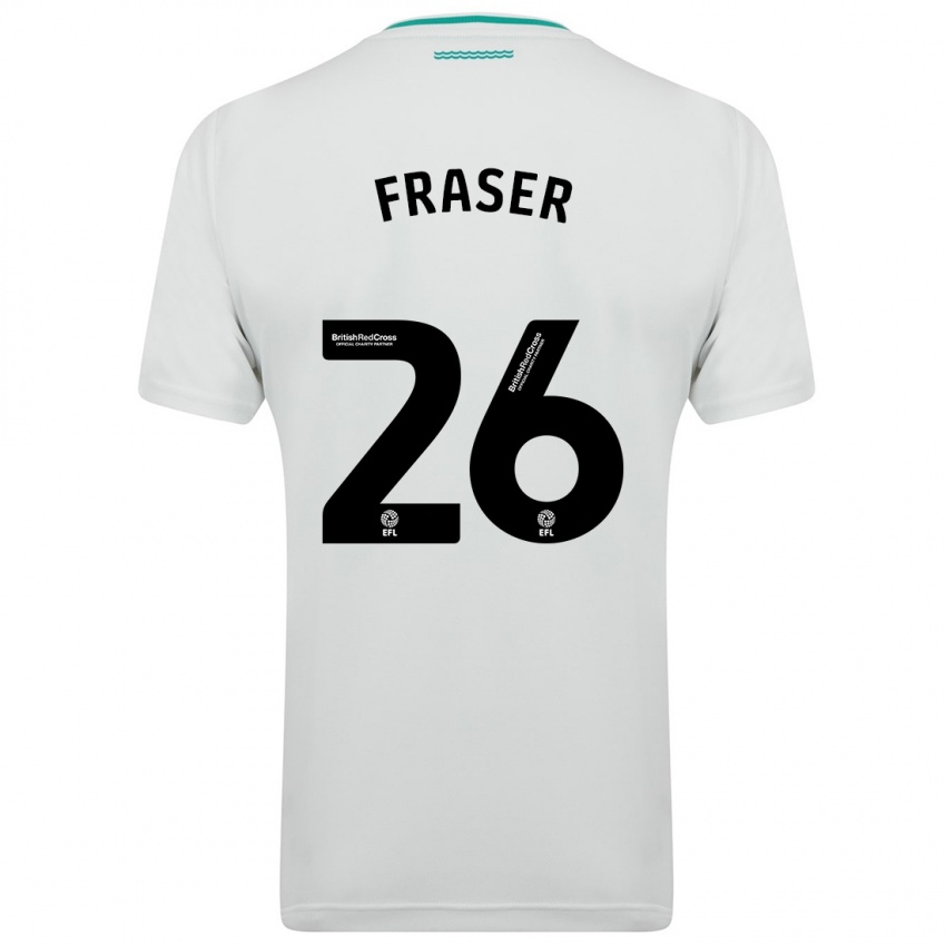 Criança Camisola Ryan Fraser #26 Branco Alternativa 2023/24 Camisa