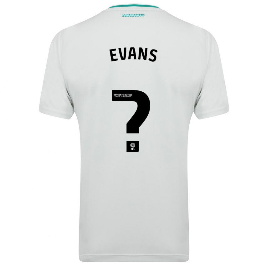 Criança Camisola Reggie Evans #0 Branco Alternativa 2023/24 Camisa