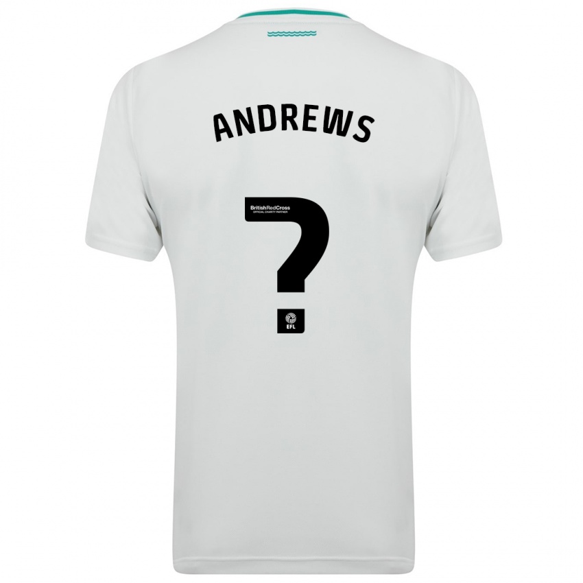 Criança Camisola Joe Andrews #0 Branco Alternativa 2023/24 Camisa