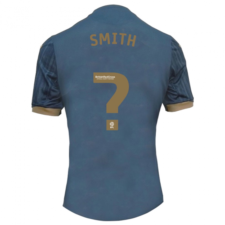 Criança Camisola Liam Smith #0 Azul-Petróleo Escuro Alternativa 2023/24 Camisa