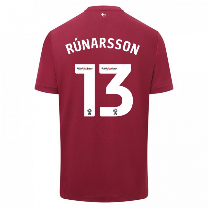 Criança Camisola Runar Alex Runarsson #13 Vermelho Alternativa 2023/24 Camisa