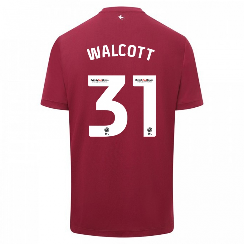 Criança Camisola Malachi Fagan Walcott #31 Vermelho Alternativa 2023/24 Camisa